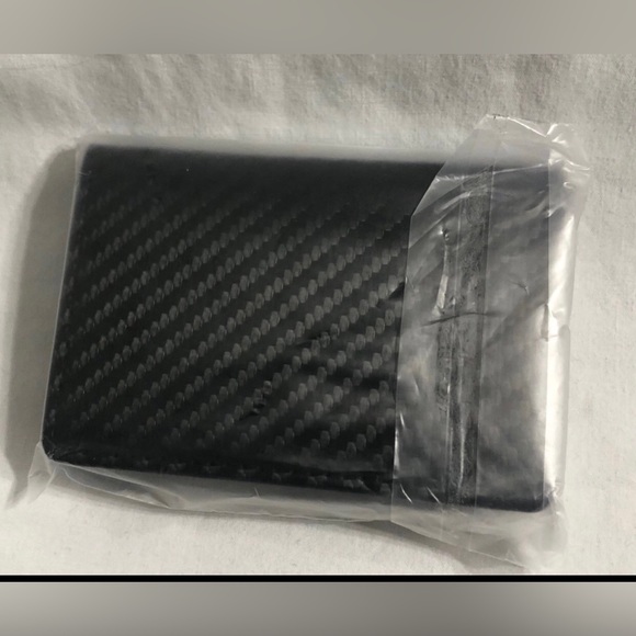 Men’s wallet anti theft casual multi cards money slots. Black - Picture 2 of 8